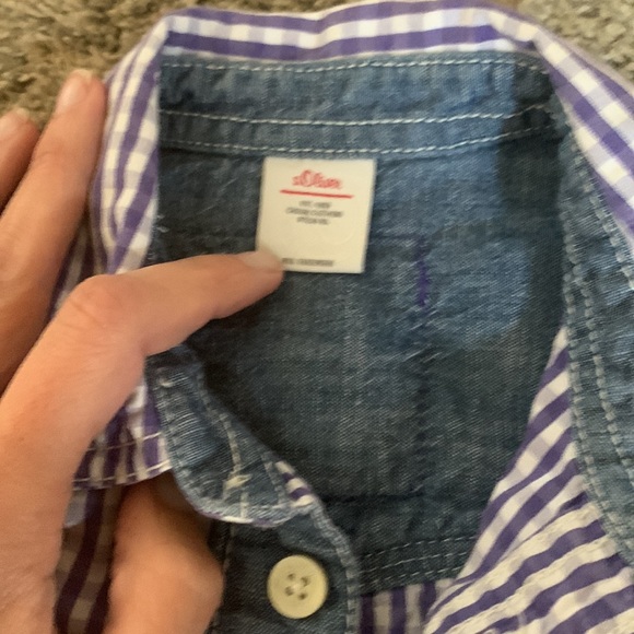 S. Oliver toddler button-down shirt (bought in Germany) - Picture 2 of 5